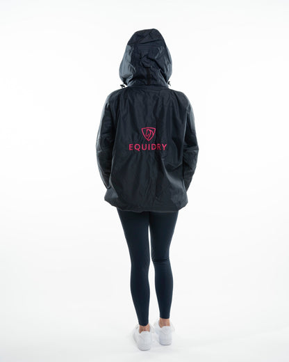 EQUIDRY Shortie Women's Thin Fleece Navy/Raspberry