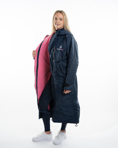 EQUIDRY Evolution Women's Thin Fleece Navy/Penelope Pink