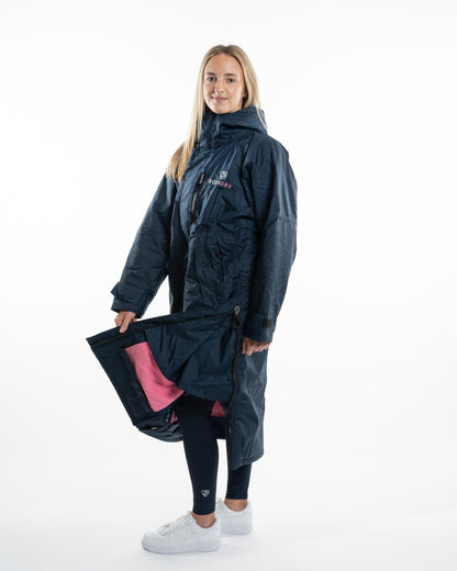 EQUIDRY Evolution Women's Thin Fleece Navy/Penelope Pink