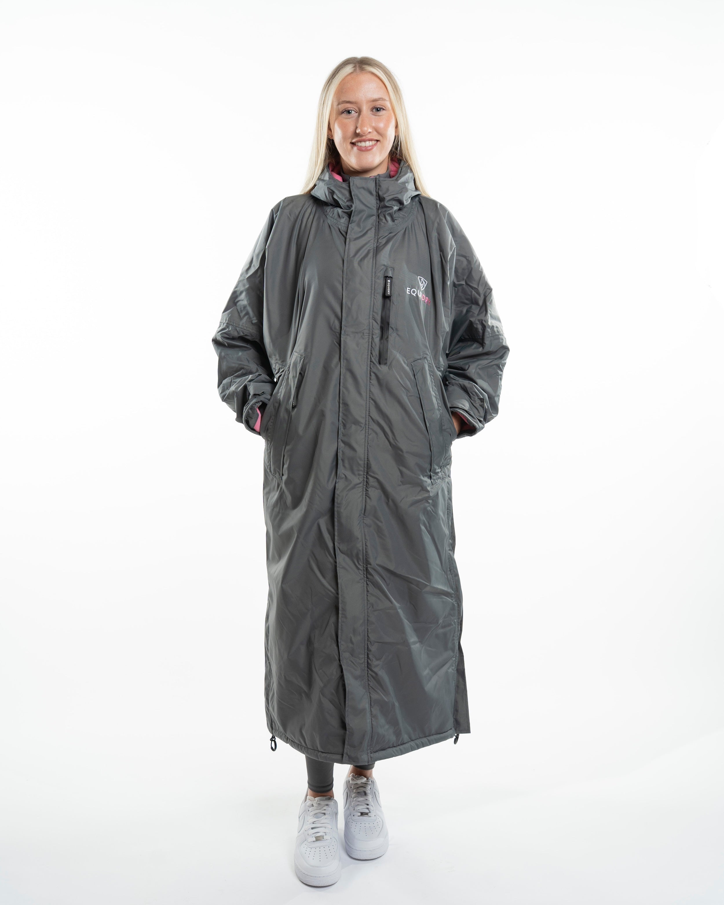 EQUIDRY Evolution Women's Thin Fleece Grey/Penelope Pink