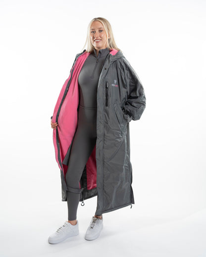 EQUIDRY Evolution Women's Thin Fleece Grey/Penelope Pink