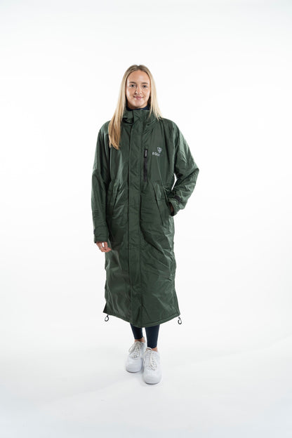 EQUIDRY Evolution Women's Thin Fleece Black Forest Green/Grey