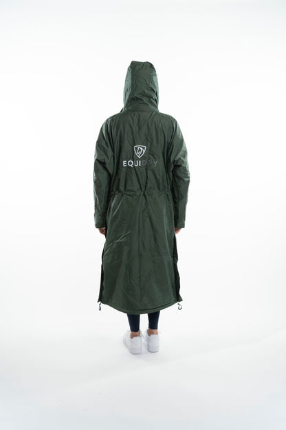 EQUIDRY Evolution Women's Thin Fleece Black Forest Green/Grey