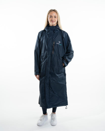 EQUIDRY Evolution Women's Thin Fleece Navy/Turquoise