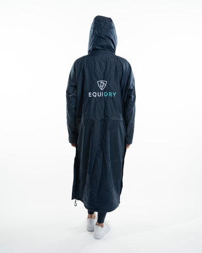 EQUIDRY Evolution Women's Thin Fleece Navy/Turquoise