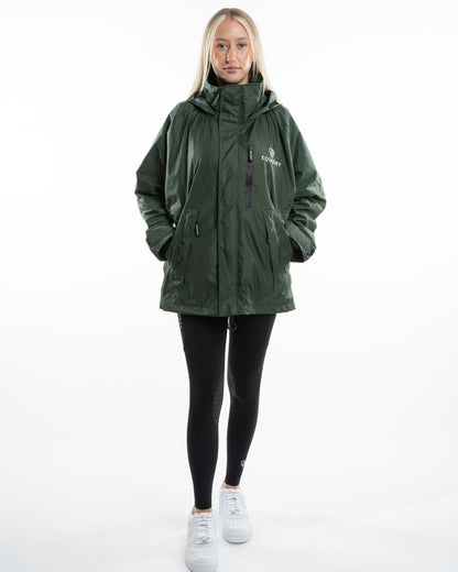 EQUIDRY Shortie Mac Women's Mesh Lining Black Forest Green