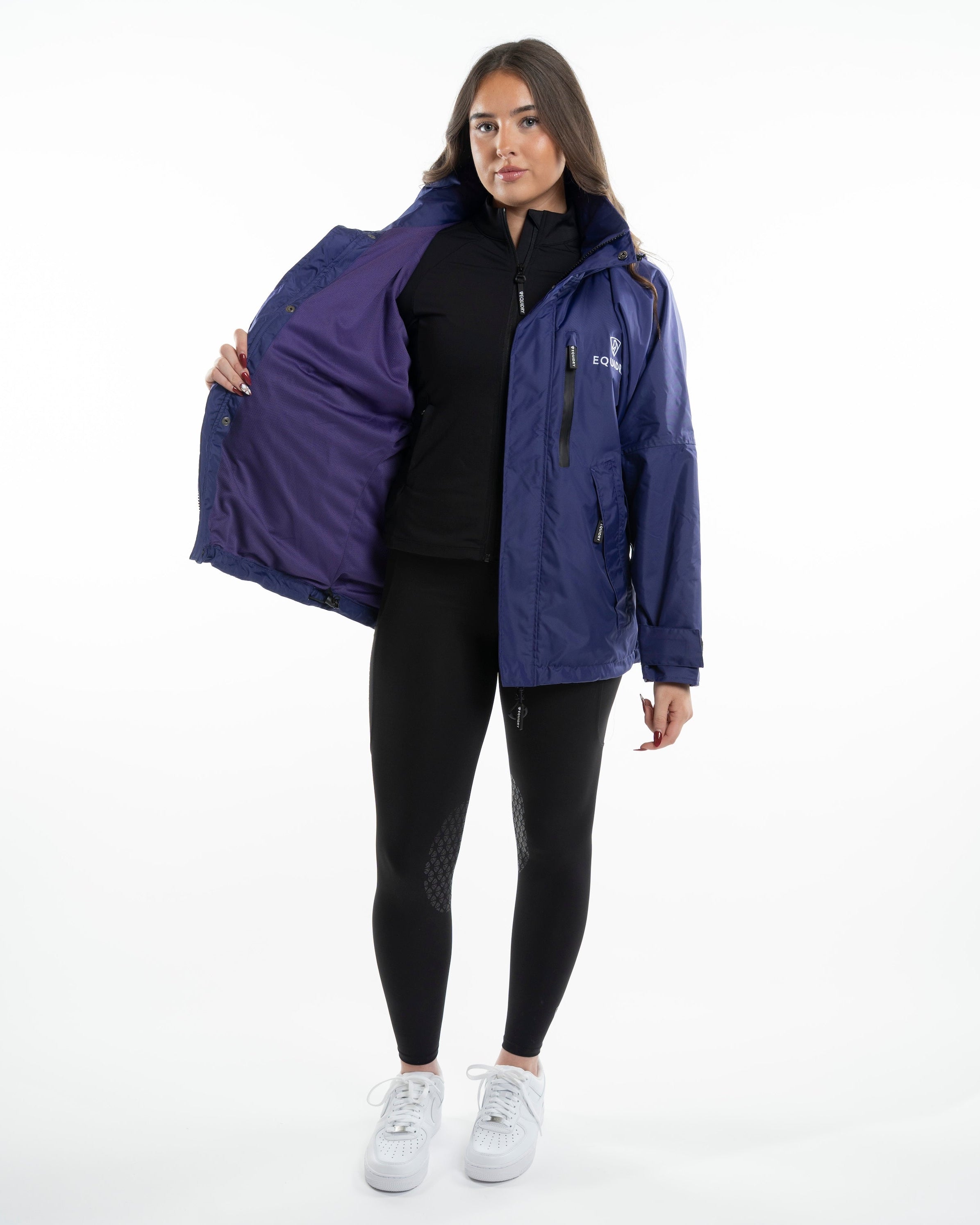 EQUIDRY Shortie Mac Women's Mesh Lining Purple