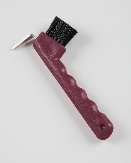 Fuchsia Equine Hoof Pick with Brush - Ergonomic Horse Grooming Tool - Premier Equine Hoof Care…