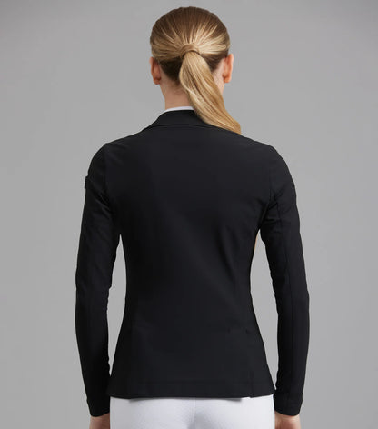 Premier Equine Evinco Ladies Black Competition Jacket | Equestrian Show Apparel