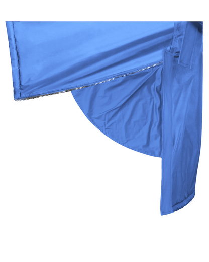 EQUIDRY Children's Riding Coat - Sky Blue Waterproof Equestrian Jacket