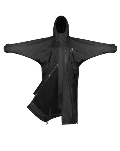 Equidry Evolution Children's Black Riding Coat - Waterproof Fleece Lined Jacket