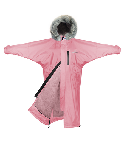 Evolution Children's | Thick Fleece | Fur Hood | Dusky Pink - EQUIDRY