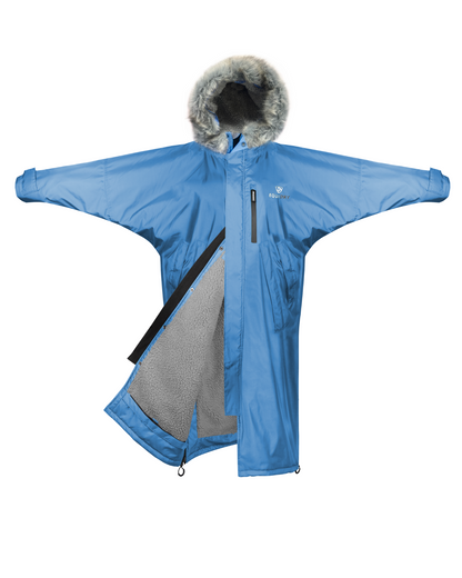 Evolution Children's | Thick Fleece | Fur Hood | Sky Blue - EQUIDRY