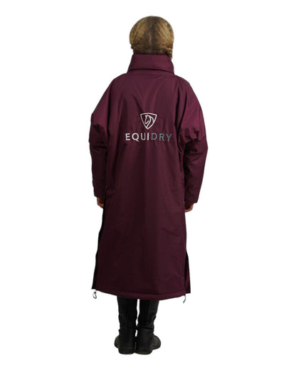 Evolution Children's | Thick Fleece | Stowaway Hood | Plum/Plum - EQUIDRY