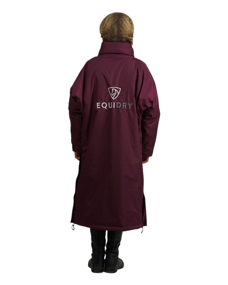 Evolution Children's | Thick Fleece | Stowaway Hood | Plum/Plum - EQUIDRY