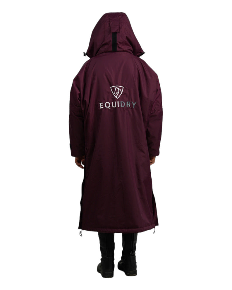 Evolution Children's | Thick Fleece | Stowaway Hood | Plum/Plum - EQUIDRY