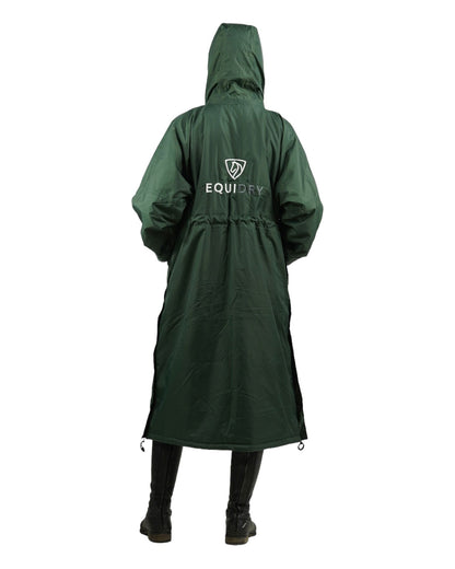 Evolution Children's | Thin Fleece | Fixed Hood | Black Forest Green - EQUIDRY