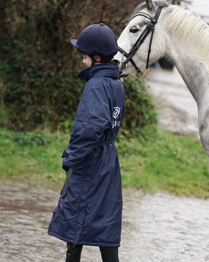 Evolution Children's | Thin Fleece | Stowaway Hood | Navy/Navy - EQUIDRY