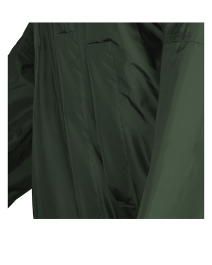 Evolution Children's | Thin Fleece | Stowaway Hood | Reflective | Black Forest Green - EQUIDRY