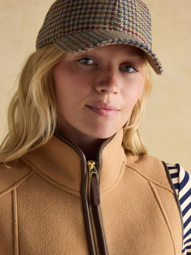 Joules Heritage Tan Fleece Gilet - Women's Vest - Equiflair Saddlery: Shop Stylish Polar Fleece Vest Online!