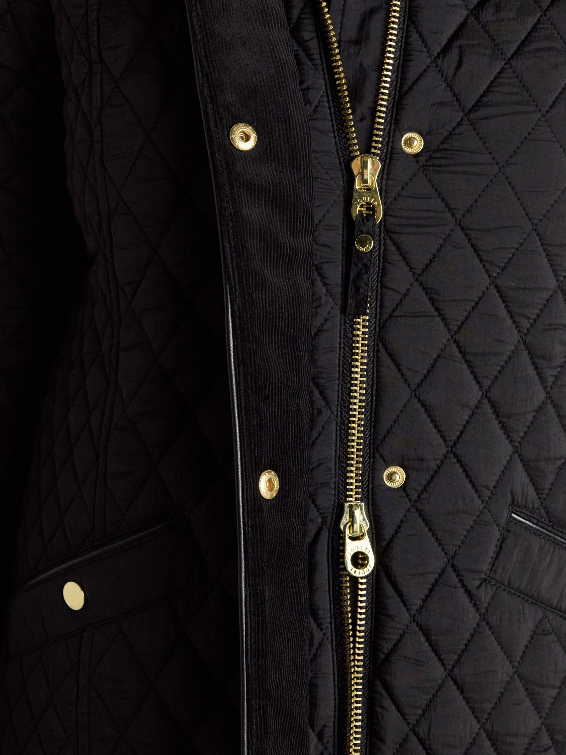 Women's Joules Longline Diamond Quilted Showerproof Coat
