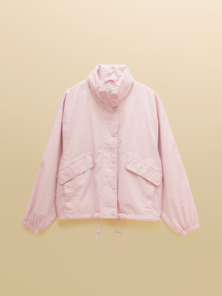 Joules Hove Waterproof Windbreaker Jacket Pink