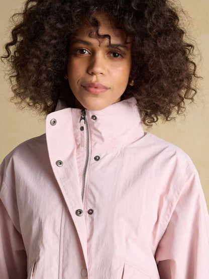 Joules Hove Waterproof Windbreaker Jacket Pink