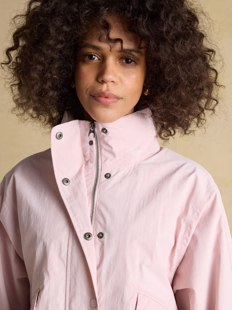 Joules Hove Waterproof Windbreaker Jacket Pink