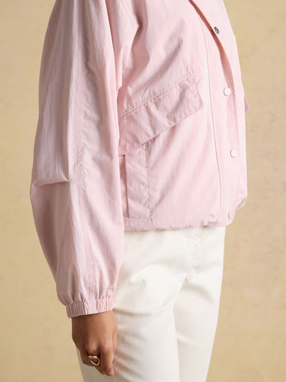 Joules Hove Waterproof Windbreaker Jacket Pink