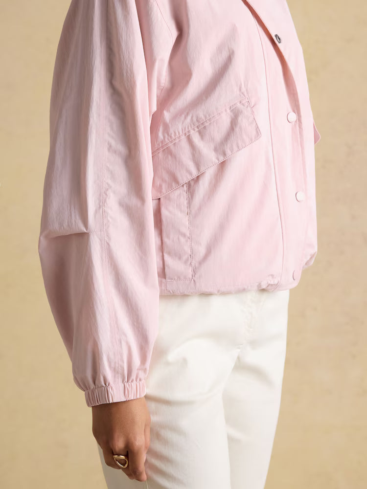 Joules Hove Waterproof Windbreaker Jacket Pink