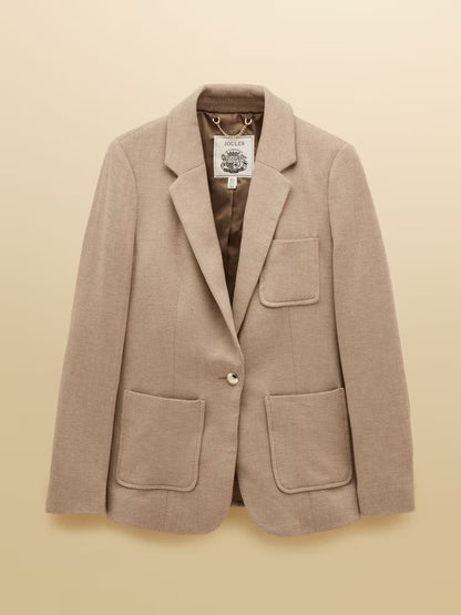 Joules Albury Blazer Tan Brown