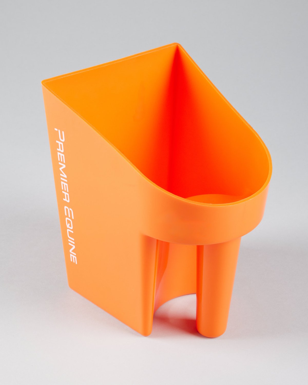 PREMIER EQUINE Horse Feed Scoop Orange - Lightweight & Durable Equestrian Feed Scoop