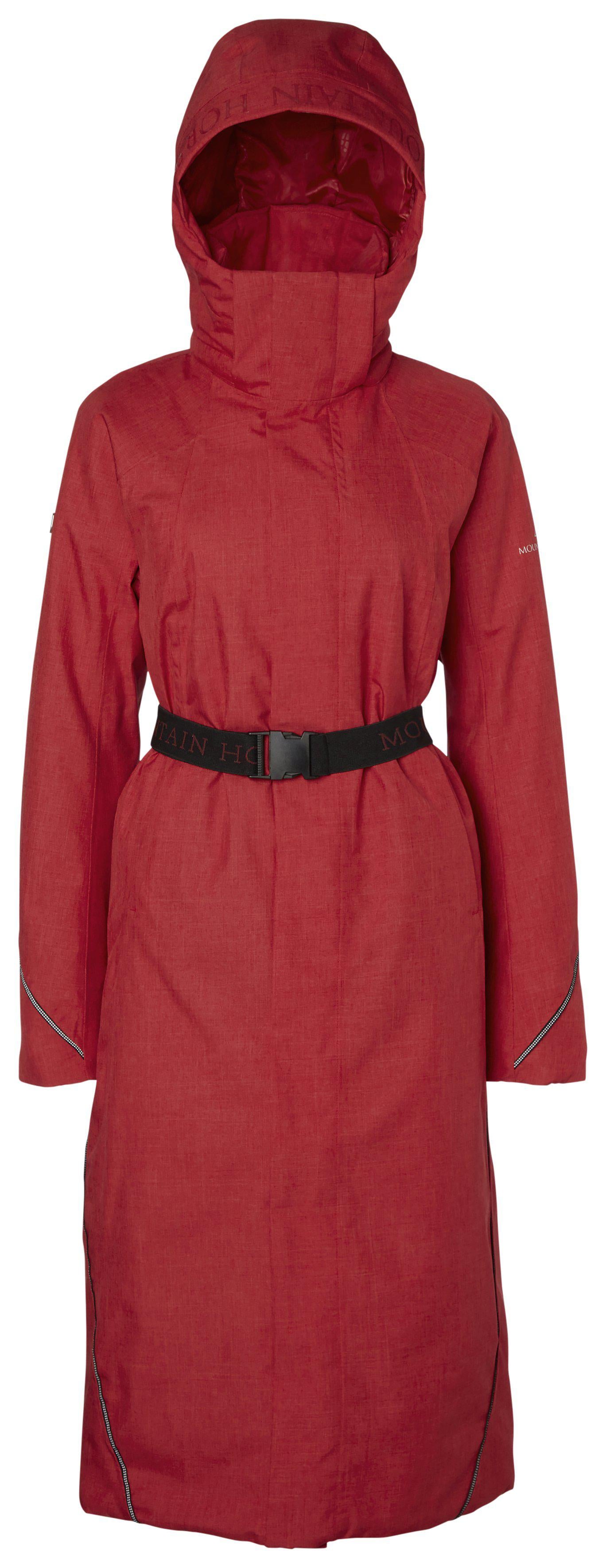 Mountain Horse Felicia Red Riding Coat - Waterproof, Hooded, Belted Women's Equestrian Outerwear. Equiflair