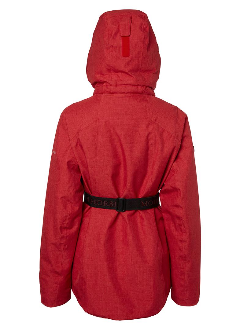 MOUNTAIN HORSE Felicia Red Jacket - Waterproof, Windproof, Detachable Hood