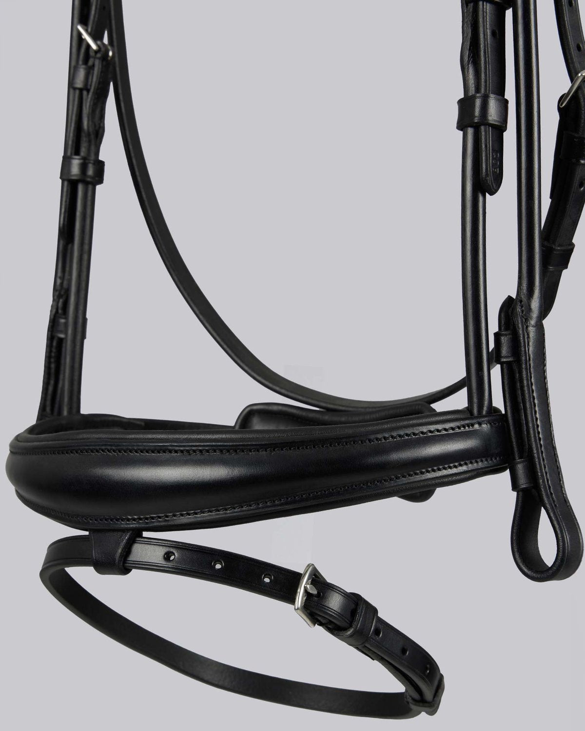 PREMIER EQUINE Finetti Black Leather Snaffle Bridle | Anatomical Horse Bridle