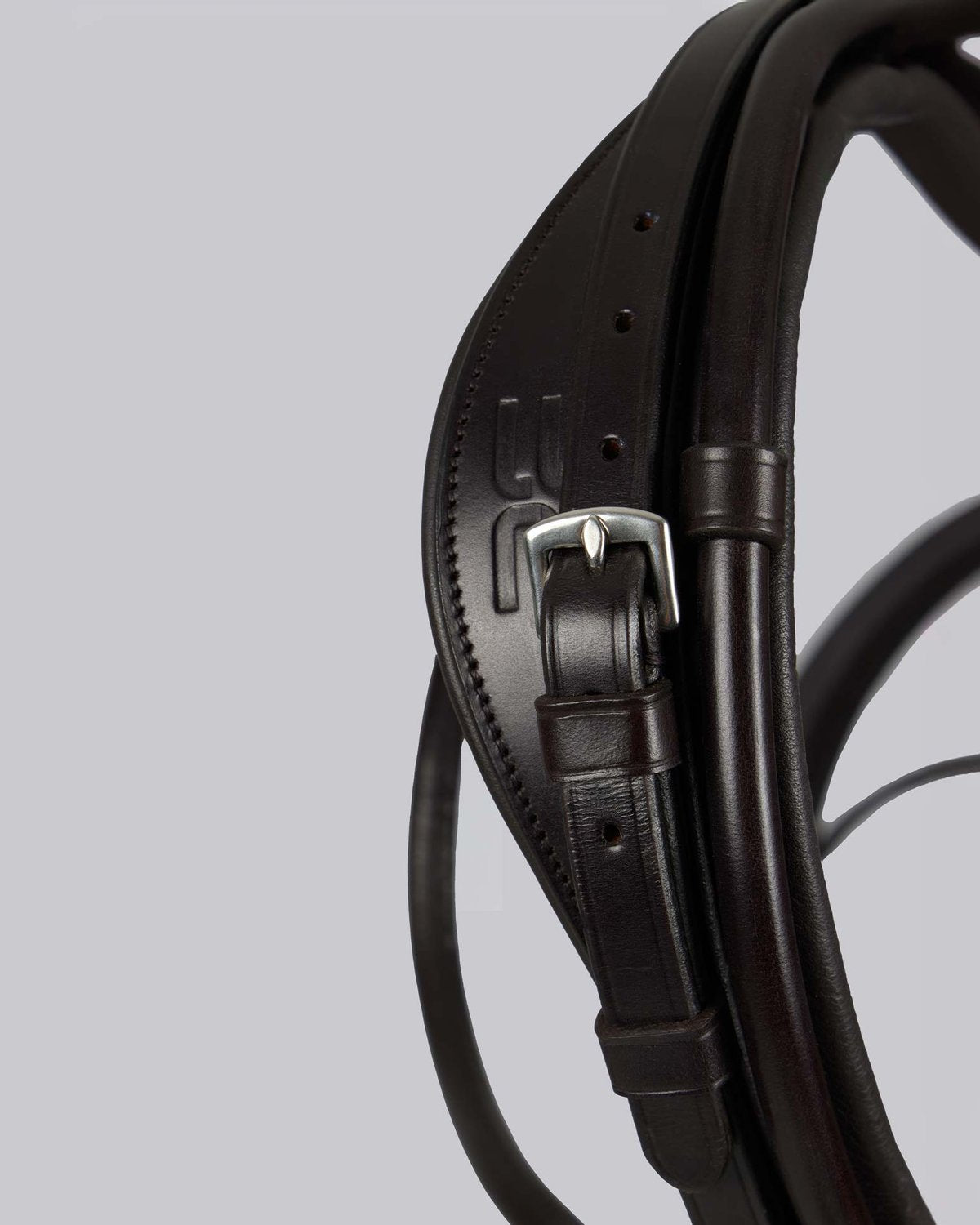 Premier Equine Finetti Leather Bridle: Anatomical Brown Equestrian Horse Riding Tack from Equiflair