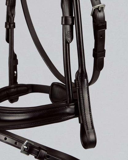 Premier Equine Finetti Leather Anatomical Bridle Brown - Horse Riding Equipment Equiflair