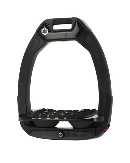 Flex-On Safe-On Inclined Ultra Grip Stirrups Black/Black/Black