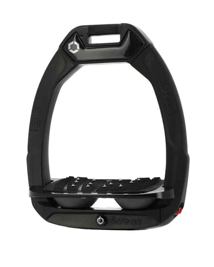 Flex-On Safe-On Inclined Ultra Grip Stirrups | Black Equestrian Safety Stirrups