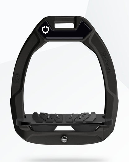 Flex-On Safe-On Inclined Ultra Grip Stirrups Black/Black/Black