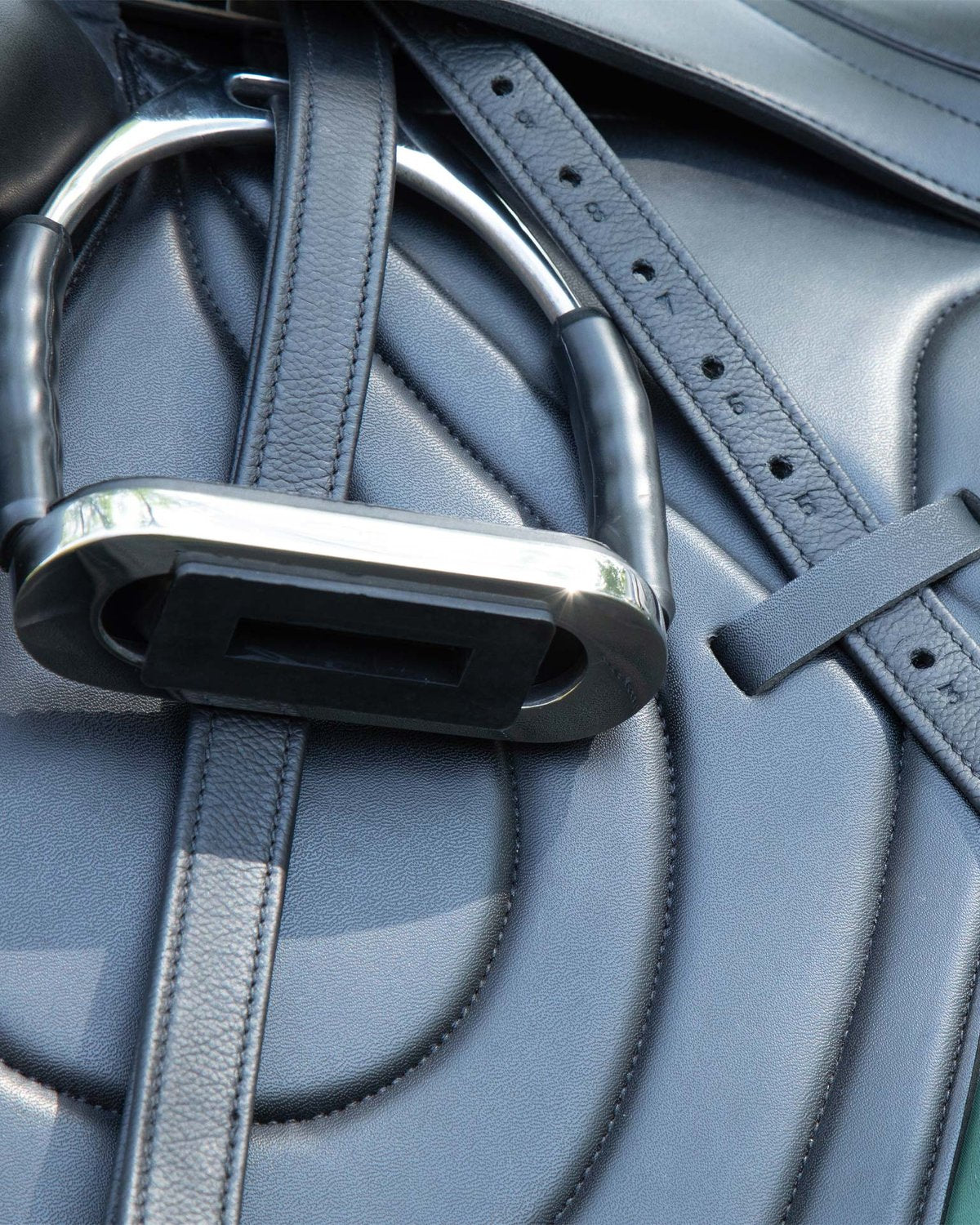 Premier Equine Florence Stirrup Leathers Black
