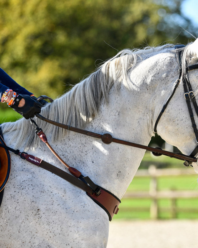 Freejump Collar Black: Horse Riding Aid for Balance & Light Hands. Equiflair Product
