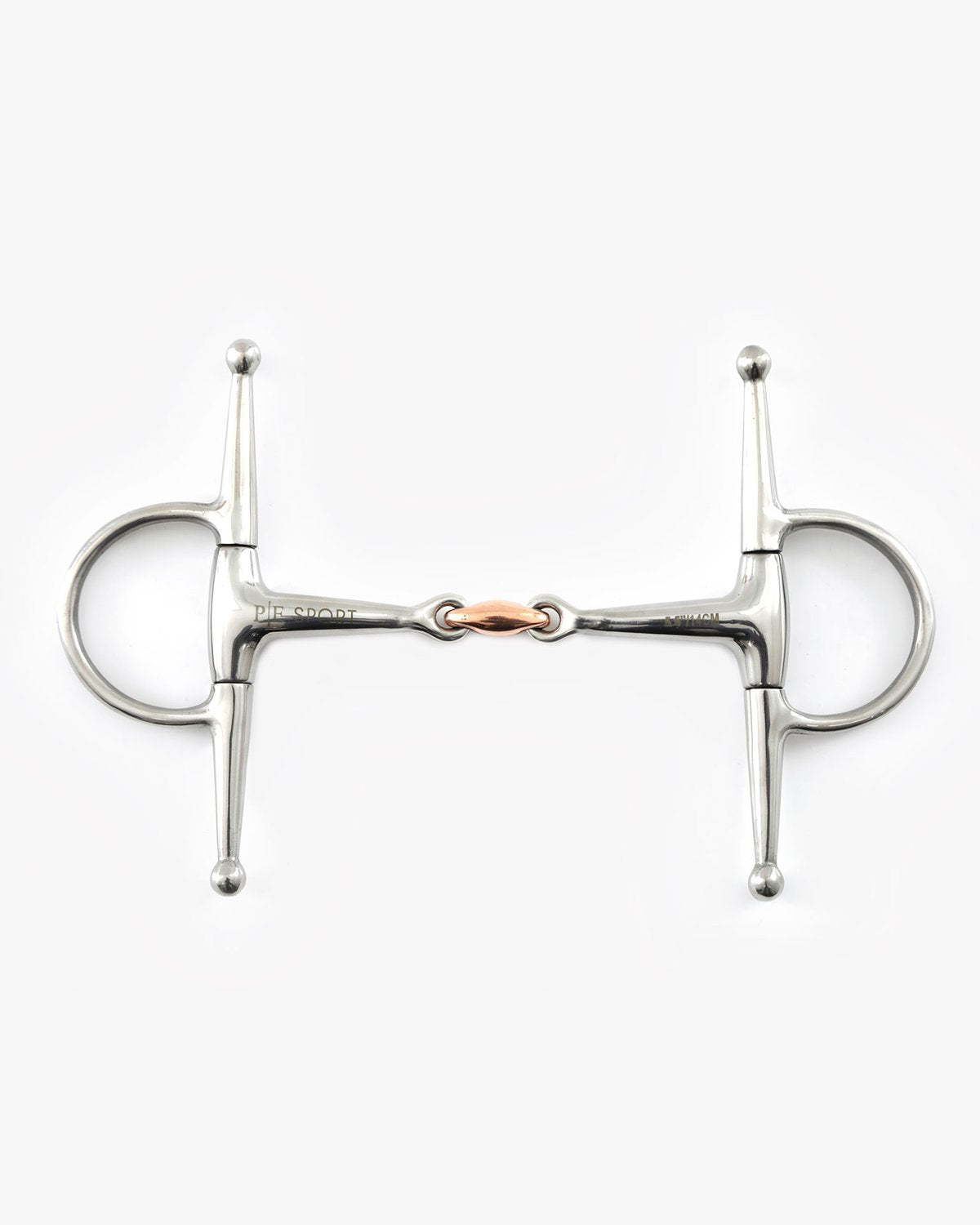 Full Cheek Snaffle Bit with Copper Lozenge - Premier Equine Horse Bit, Stainless Steel Horse Tack, Equestrian Equipment