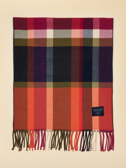 Women's Joules Langtree Long Brushed Stripe Scarf