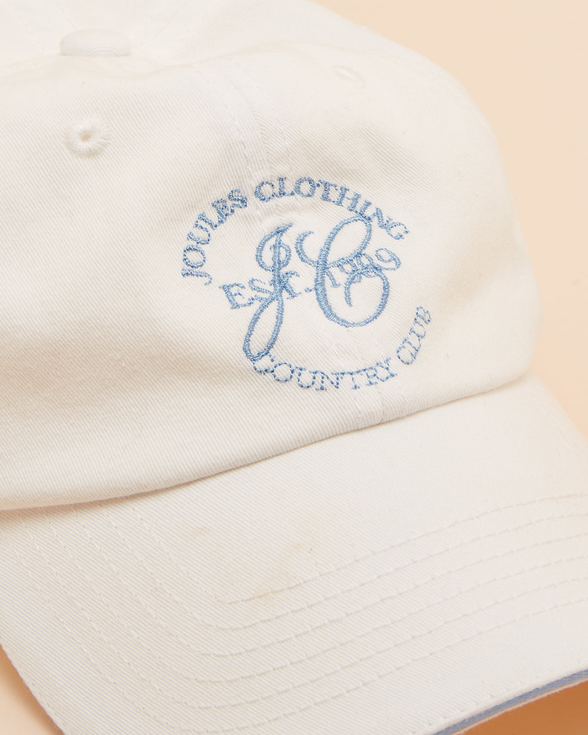 Joules Daley Cap White