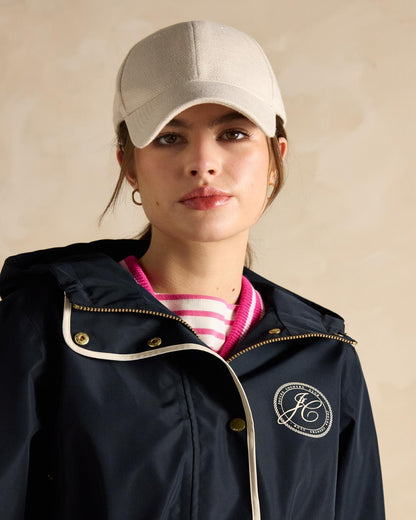 Joules Holt Navy Packable Raincoat with Hood by Equiflair