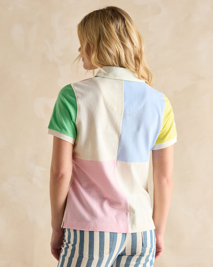 Joules Beaufort Polo Shirt - Multi Colour. Shop Equiflair for stylish women's polo shirts.