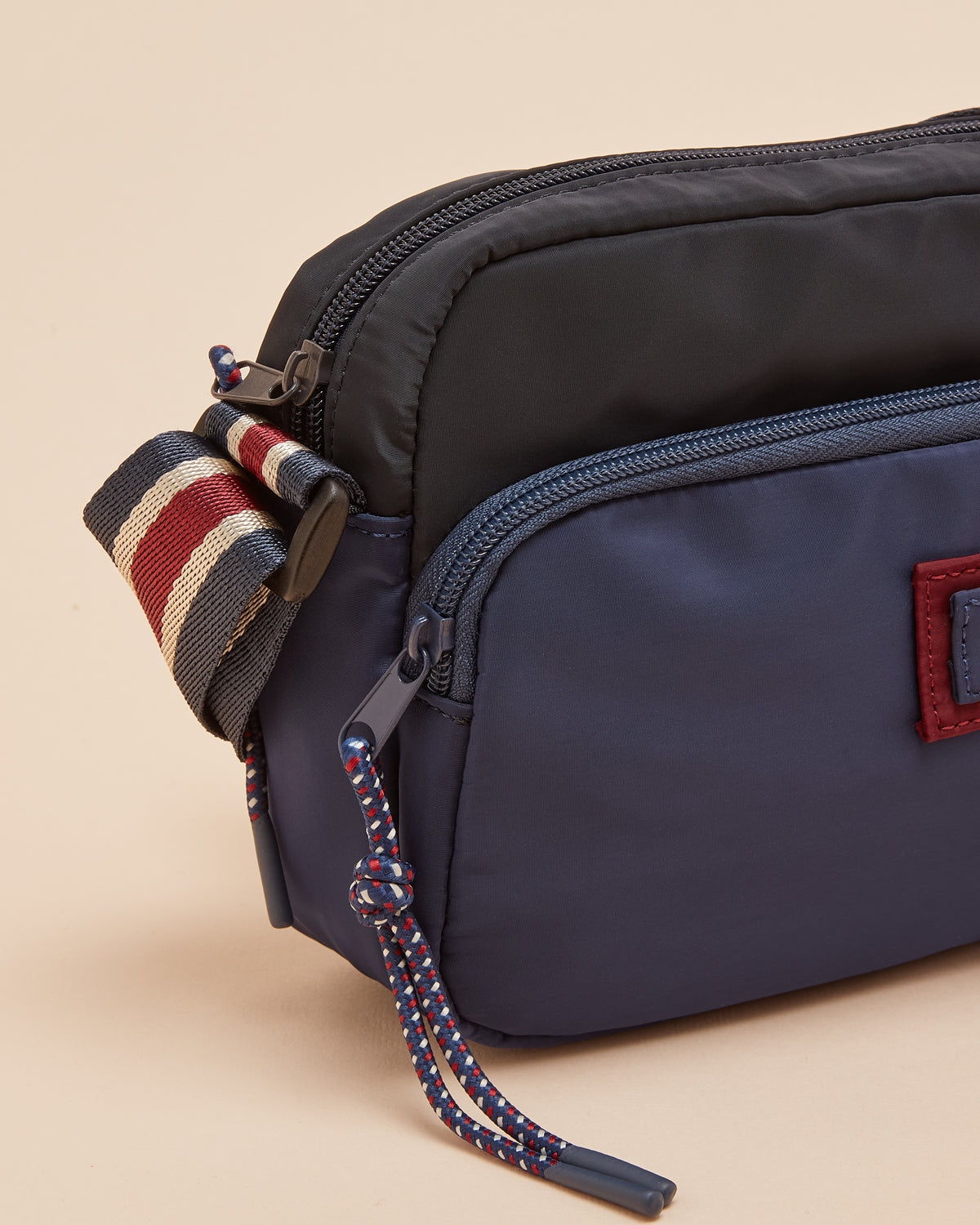 JOULES Marlow Navy Nylon Cross Body Bag: Stylish & Practical Adjustable Women's Bag from Equiflair