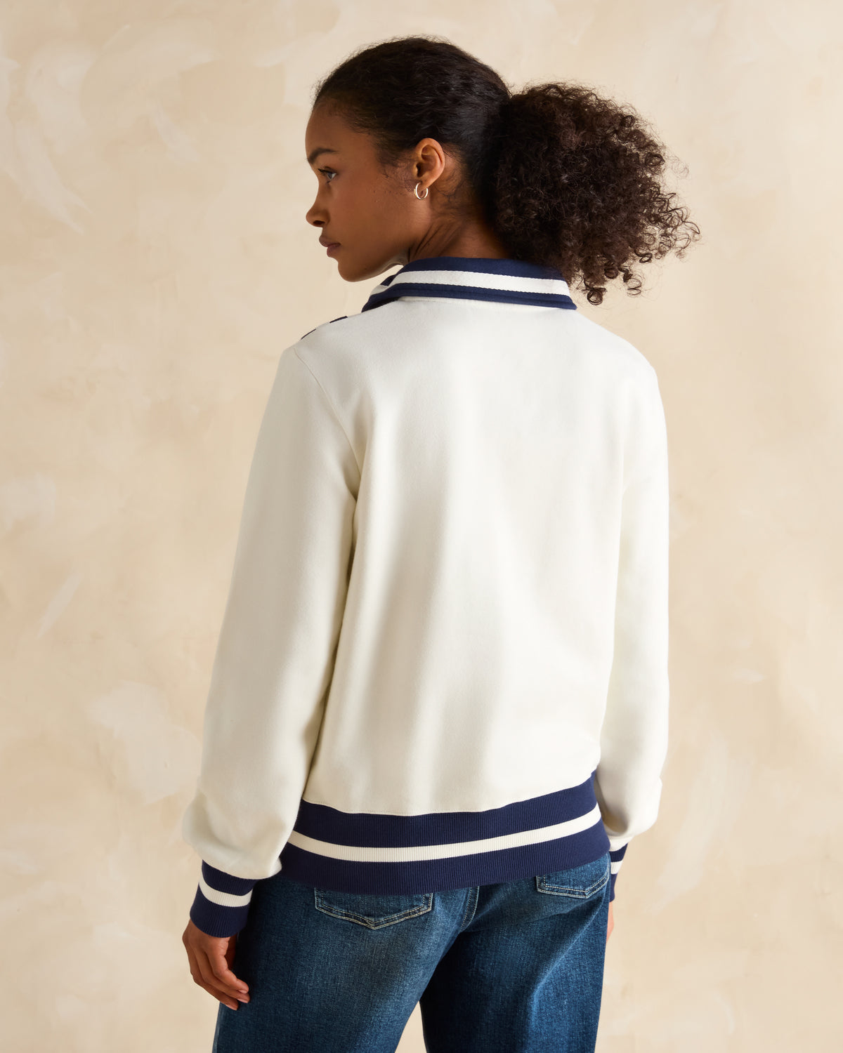 Joules Dawlish Cream Sweatshirt