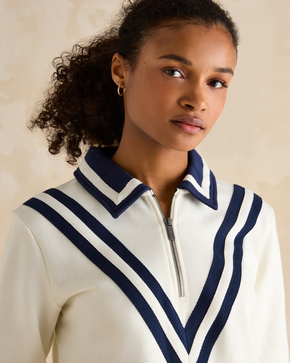 Joules Dawlish Cream Sweatshirt